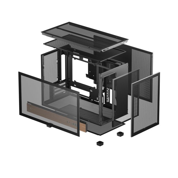 Корпус для ПК Deepcool CH260 Wood Black (R-CH260-BKNWM0-G-1) изображение 10