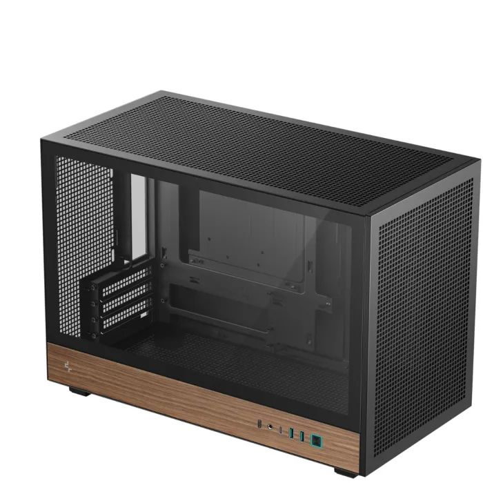Корпус для ПК Deepcool CH260 Wood Black (R-CH260-BKNWM0-G-1) изображение 2