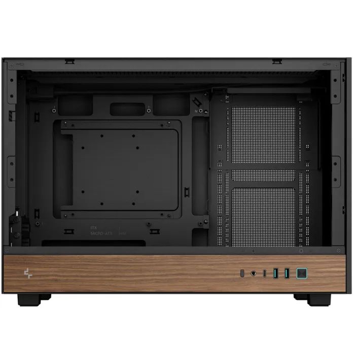 Корпус для ПК Deepcool CH260 Wood Black (R-CH260-BKNWM0-G-1) изображение 7