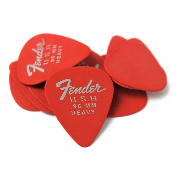 Медіатор Fender 351 Dura-Tone .96 12-Pack Fiesta Red (229381)