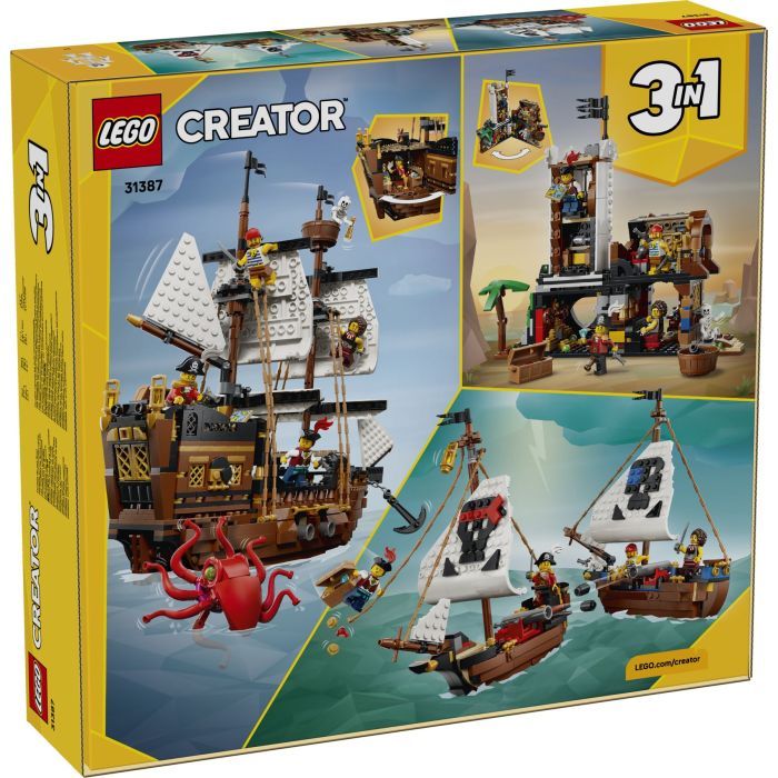 Конструктор LEGO Creator Культовый пиратский корабль (31387) изображение 10