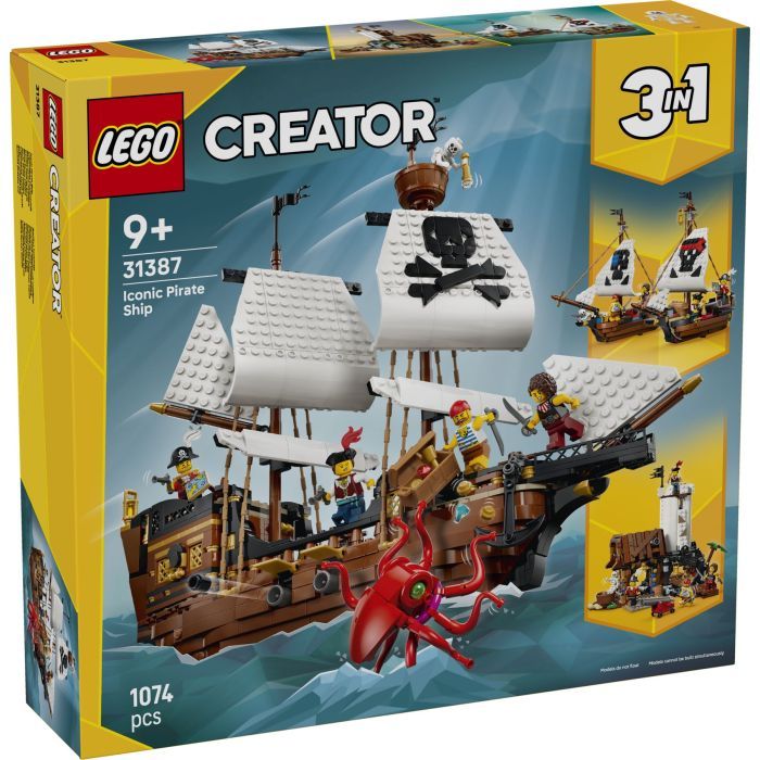 Конструктор LEGO Creator Культовый пиратский корабль (31387)