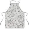 Фартук Ardesto Grey leaves 60х80см, 100% полиэстер, серый (ART12GL)