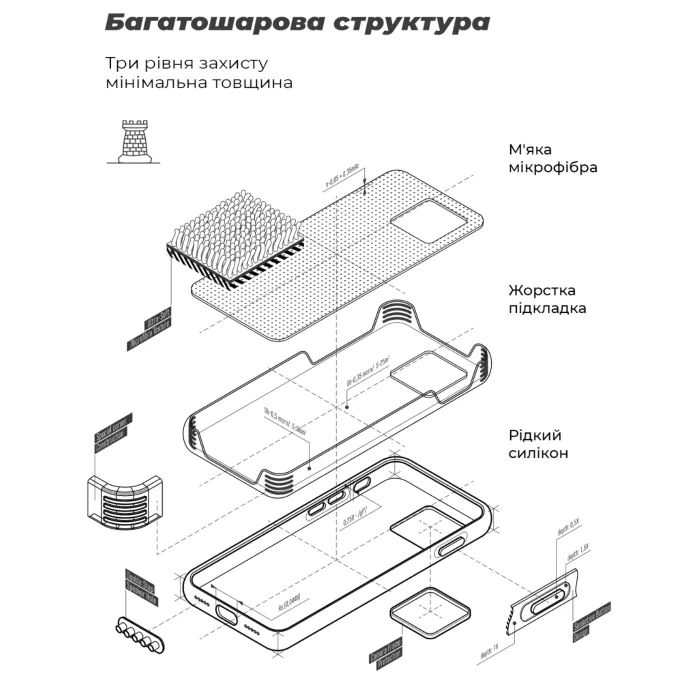 Чехол для мобильного телефона Armorstandart ICON Google Pixel 10a 5G Black (ARM90518) изображение 6