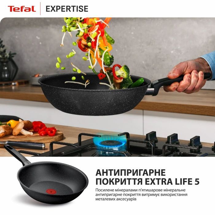 Сковорода Tefal Expertise WOK 28см чорний (G3211902) изображение 5