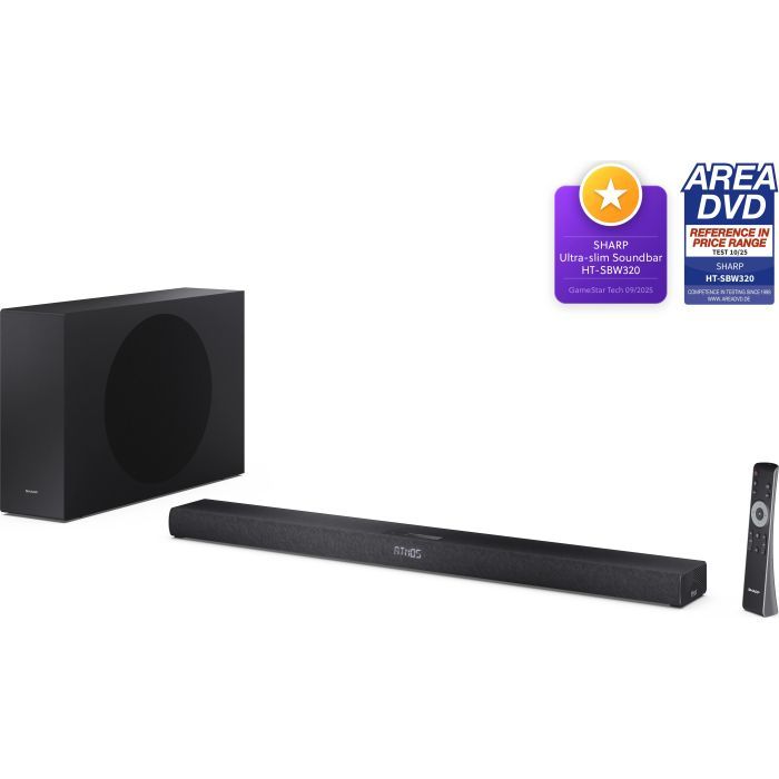 Акустична система Sharp HT-SBW320 Black (HT-SBW320)