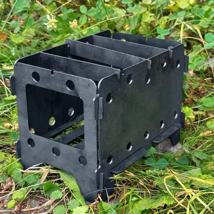 Печь-тресочница Metalzavod 21.3х15х15см 2мм велика (SHP-2L) изображение 5