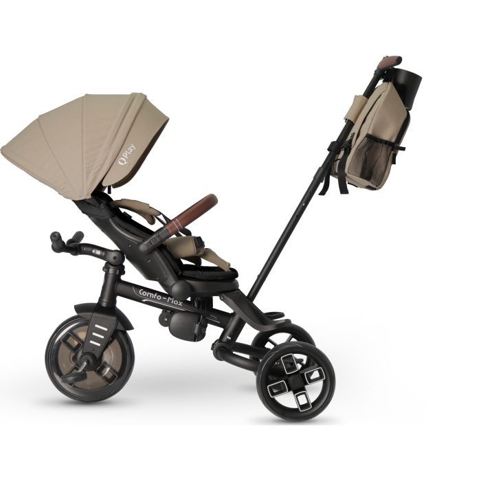 Детский велосипед QPlay Comfo Max складаний триколісний Brown (T70 ComfoMaxBrown) изображение 5