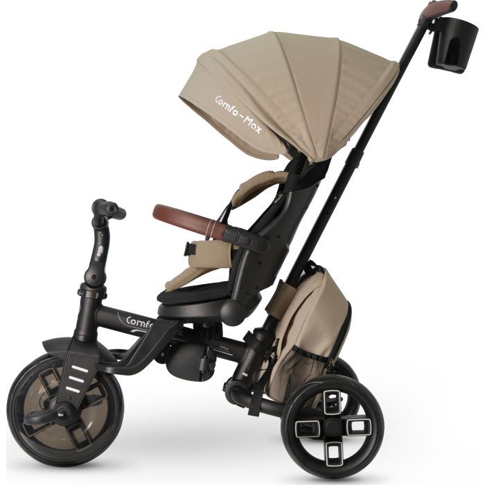 Детский велосипед QPlay Comfo Max складаний триколісний Brown (T70 ComfoMaxBrown) изображение 8
