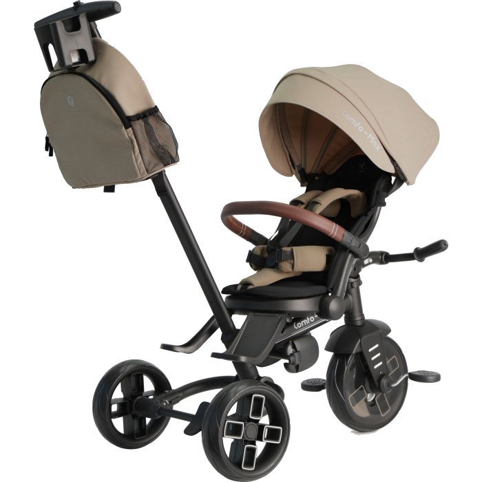 Детский велосипед QPlay Comfo Max складаний триколісний Brown (T70 ComfoMaxBrown) изображение 9