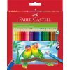 Карандаши цветные Faber-Castell 24 кольори тригранні + стругачка (120524) (21615)