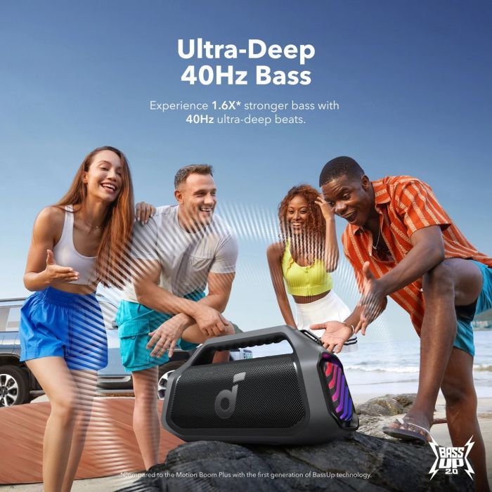 Акустическая система Anker SoundCore Boom 2 Plus Black (A3134011) изображение 5