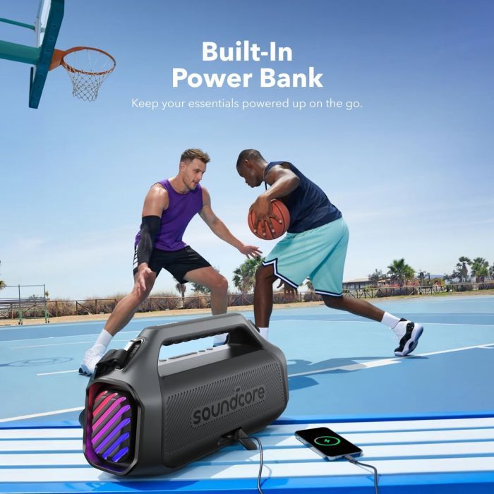 Акустическая система Anker SoundCore Boom 2 Plus Black (A3134011) изображение 7