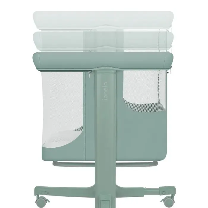 Кроватка Lionelo приставная Aurora GREEN SAGE (LO-AURORA GREEN SAGE) изображение 4