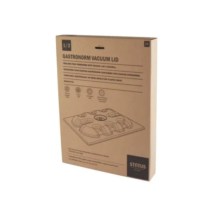 Крышка к гастроемкости Status GN 1/2 вакуумна (180020) изображение 5