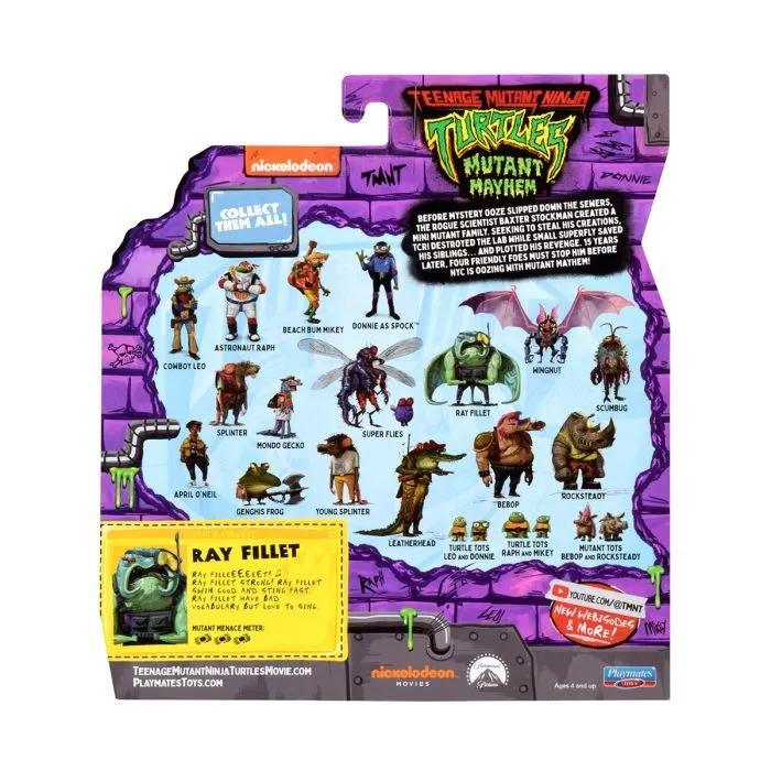 Фигурка TMNT Черепашки-ниндзя Рэй Филлет (83308) изображение 5