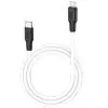 Дата кабель USB-C to Lightning 1.0m 3A 20W X21 Plus black+white HOCO (6931474742162) изображение 3