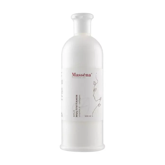 Молочко для умывания Massena Cleansing Milk Vitamin E-Collagen 500 мл (8083201372284)