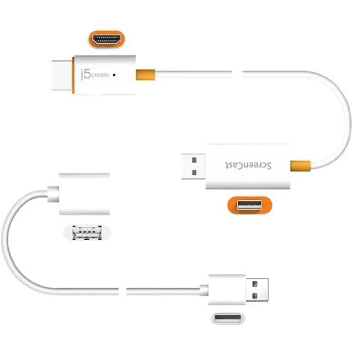 Адаптер J5create Wireless1080p AirPlay/Miracast/Chromecast up to 15m white (JVAW56-N) зображення 4
