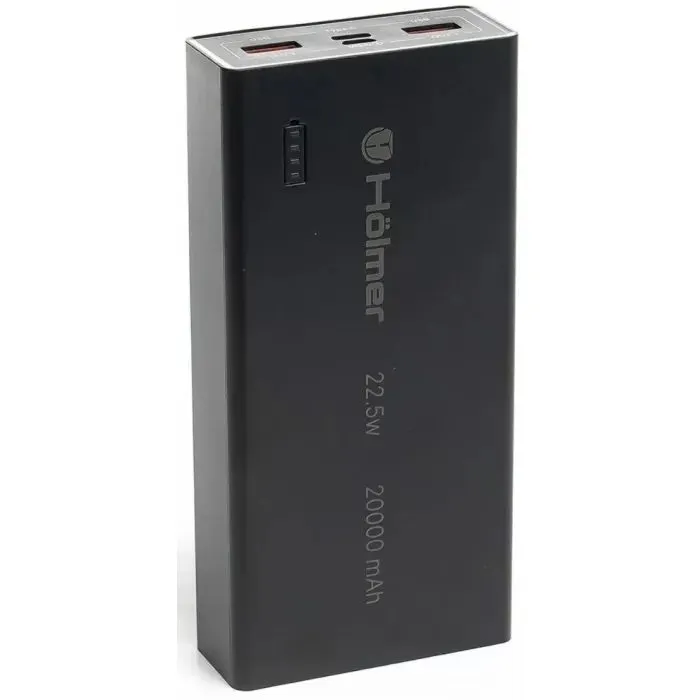 Батарея универсальная Hölmer NRG-01 Rabbit 20000mAh 22.5W Black (NRG-01 Rabbit) изображение 4