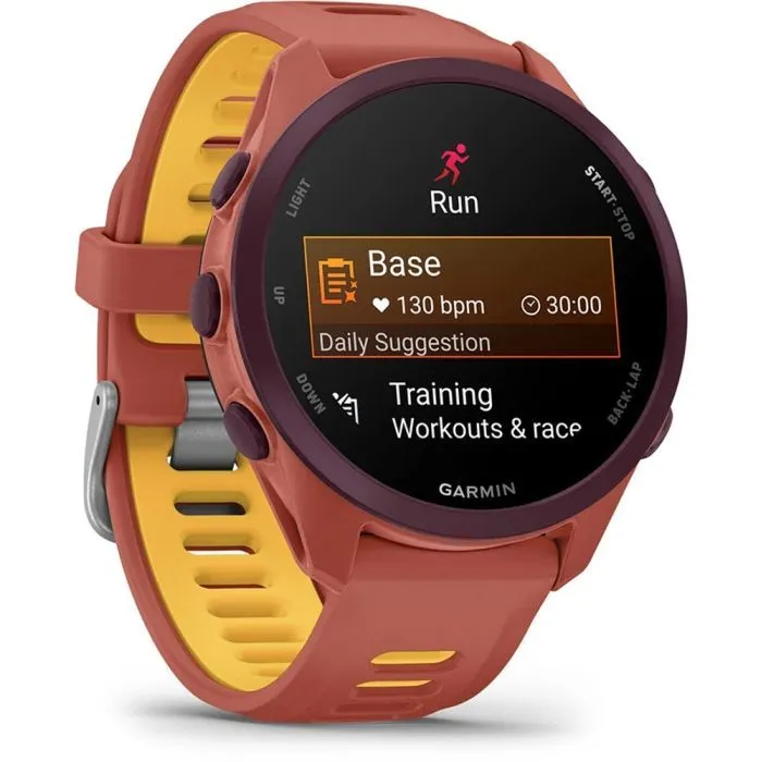 Смарт-часы Garmin Forerunner 170 Music, GPS, WiFi, Red Pink/Mango, GPS смарт-годинник (010-03920-13) изображение 3