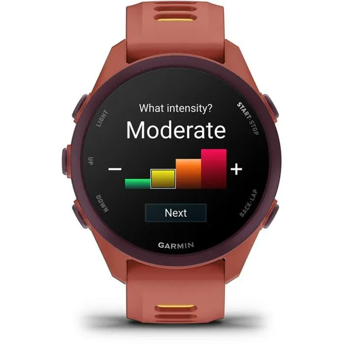 Смарт-часы Garmin Forerunner 170 Music, GPS, WiFi, Red Pink/Mango, GPS смарт-годинник (010-03920-13) изображение 6