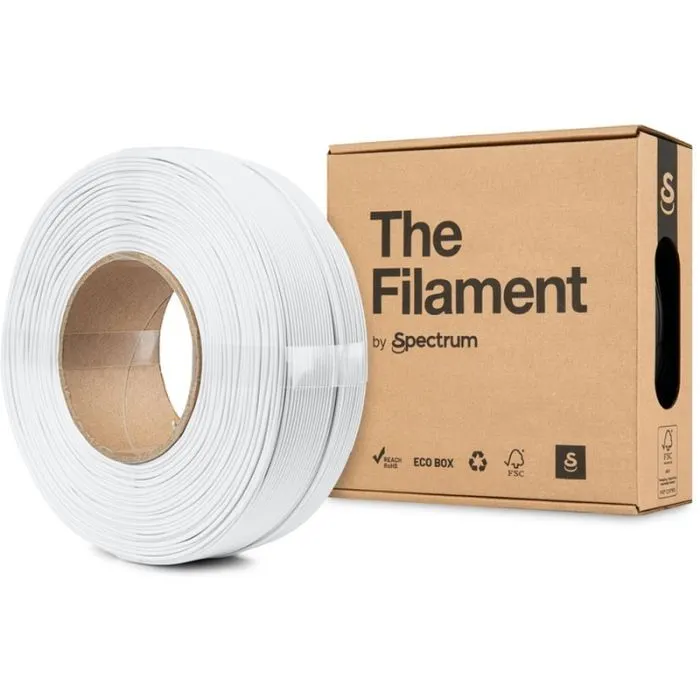Пластик для 3D-принтера The Filament PLA Matte 1.75mm 1kg ReFill WHITE, SNOW (TF-24150) изображение 3