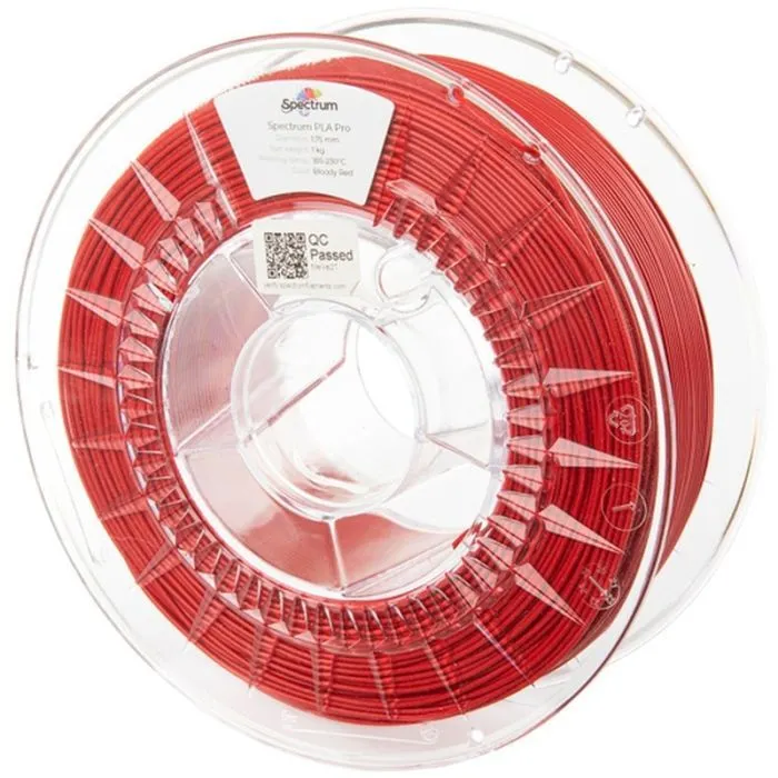 Пластик для 3D-принтера Spectrum PLA Pro 1.75mm 1kg Red, Bloody (80112)