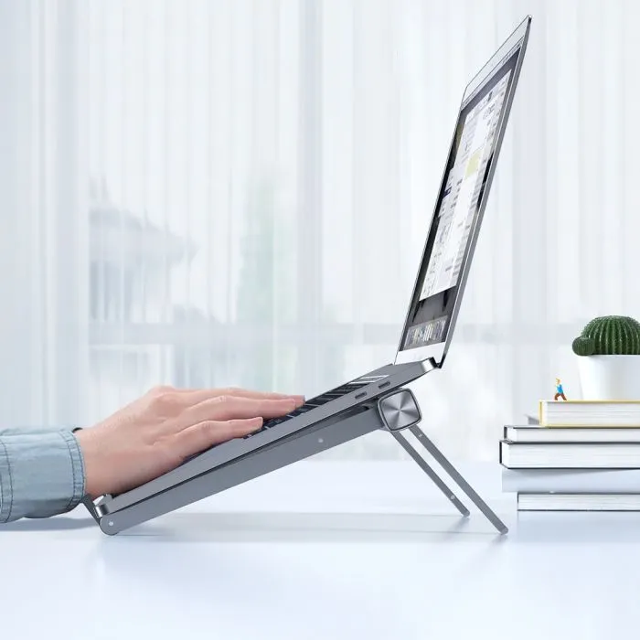 Подставка для ноутбука Essager Zenchey Laptop Stand Holder Grey (ZEZJZD-ZC0G) изображение 4