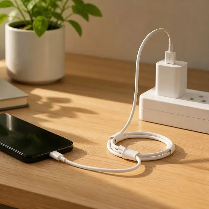 Дата кабель USB 2.0 AM to Lightning 1.0m 2.4A white XoKo (XK-CUL-100-WH) изображение 4