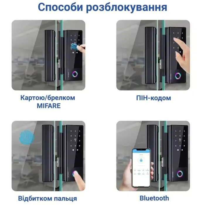 Розумний замок SEVEN LOCK SL-7776BF black (SL7776BFb) зображення 10