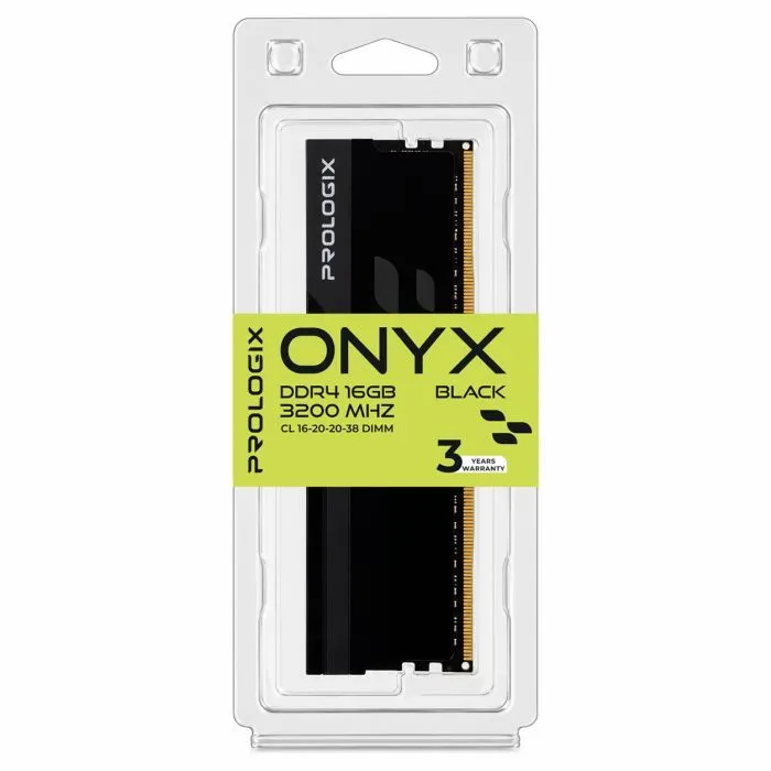 Модуль памяти для компьютера DDR4 16GB 3200 MHz Onyx Black Prologix (PRO16GB3200YB4) изображение 4