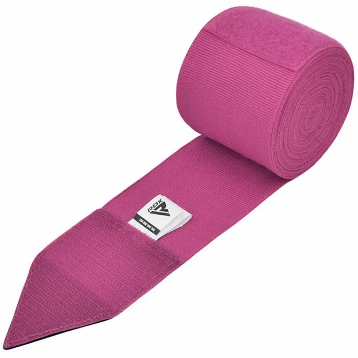 Бинт для спорту RDX WX Professional Boxing Hand Wraps Pink 4.5м (HWX-RP+) зображення 5