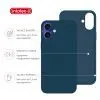 Чохол до мобільного телефона Intaleo SoftShell Apple iPhone 16 Plus Blue (1283126609220) зображення 4