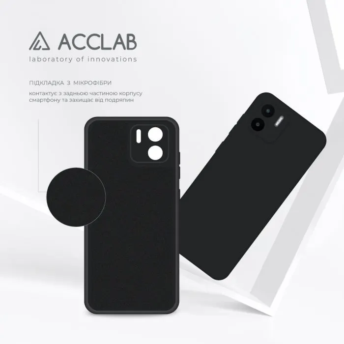Чохол до мобільного телефона ACCLAB SoftShell Xiaomi Redmi A1 Black (1283126567001) зображення 5