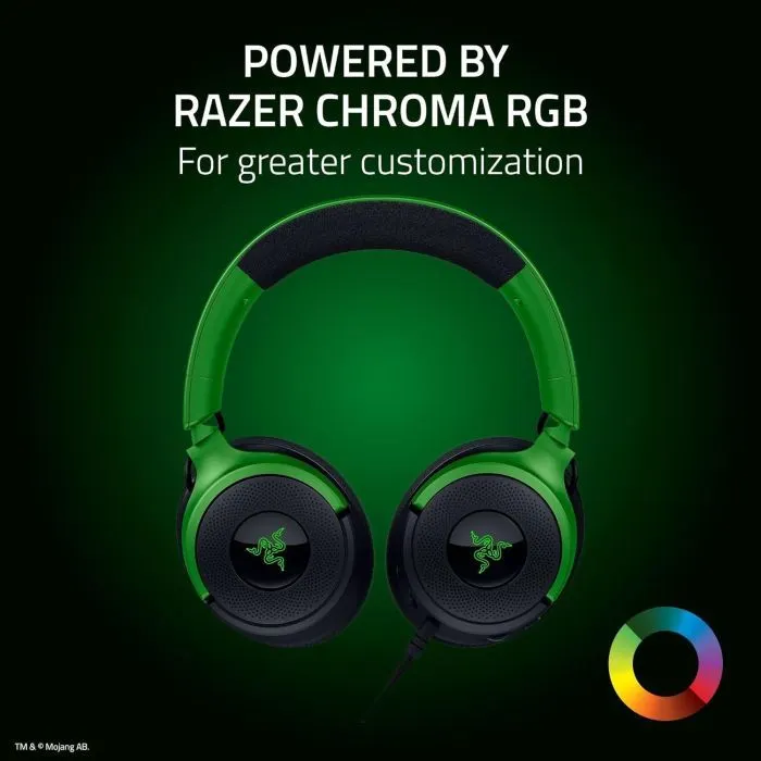 Навушники Razer Kraken V4 X Minecraft Edition (RZ04-05180200-R3M1) зображення 8