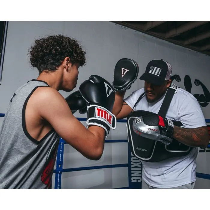 Лапи боксерські Title Boxing Aerovent Anarchy Punch Mitts Black/Silver (AASPM BK/SV) зображення 6