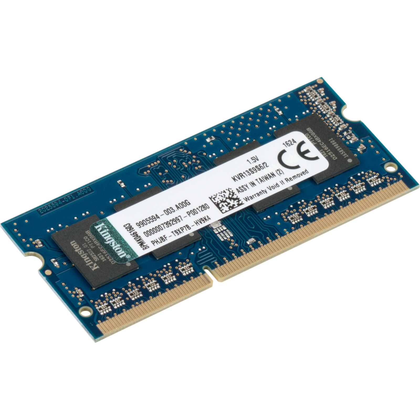 Модуль памяти для ноутбука SoDIMM DDR3 2GB 1333 MHz Kingston (KVR13S9S6/2) изображение 2