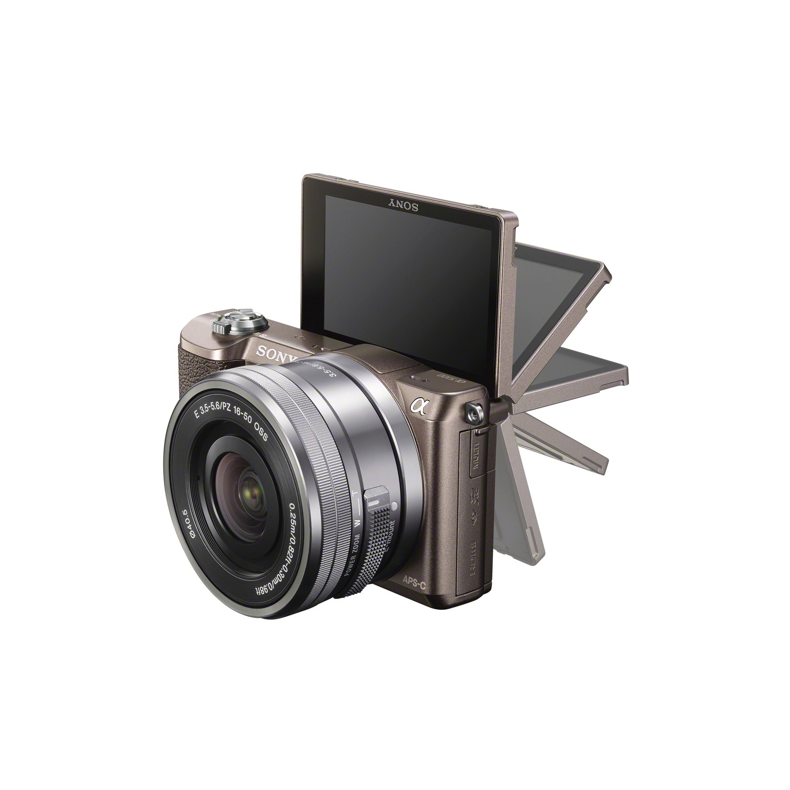 Цифровий фотоапарат Sony Alpha 5100 kit 16-50 Brown (ILCE5100LT.CEC) зображення 4