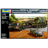 Збірна модель Revell Транспортер + гаубица + бронемашина SLT503 (3204) зображення 4