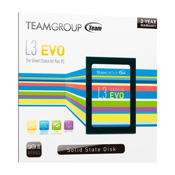 Накопитель SSD 2.5" 120GB Team (T253LE120GTC101) изображение 3