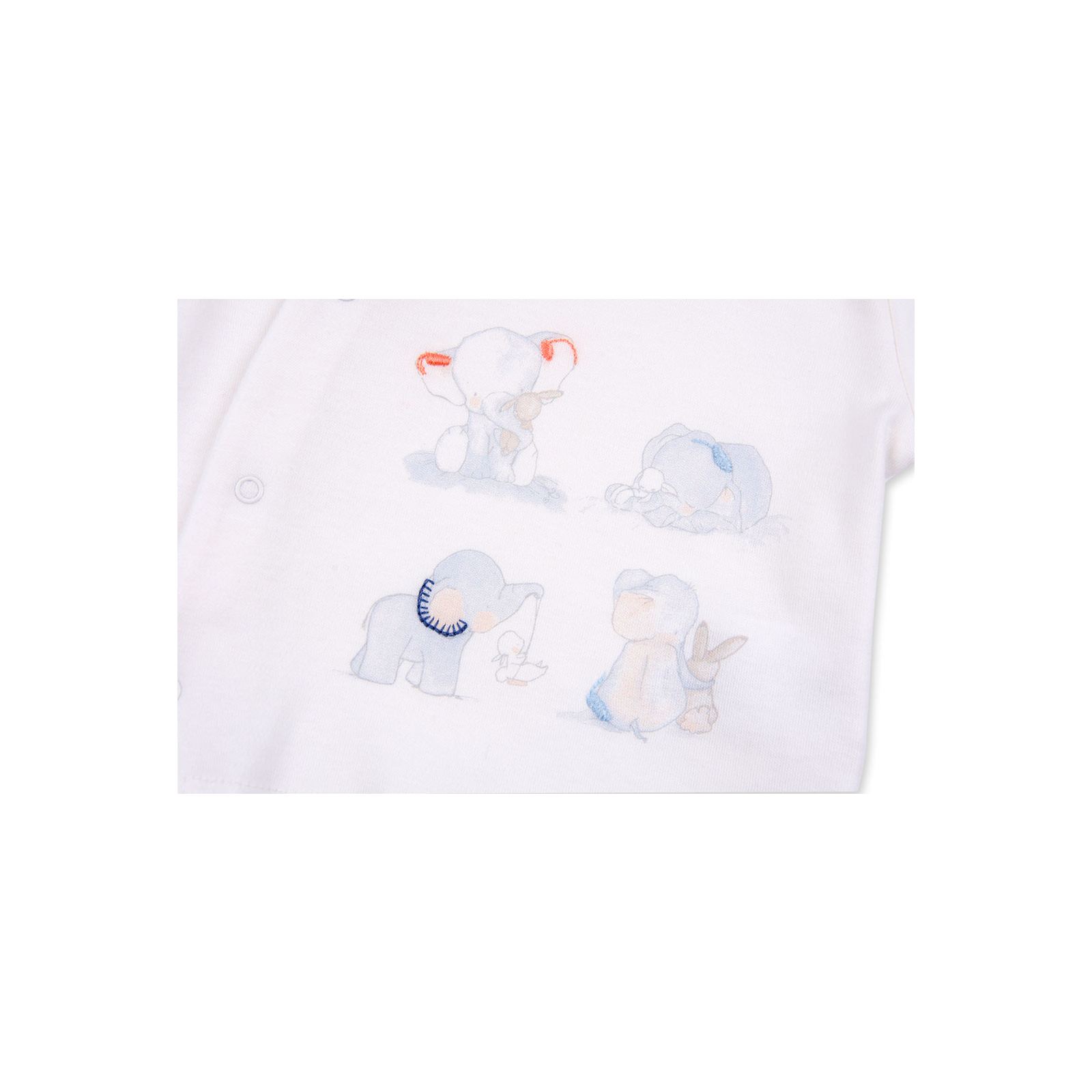 Набір дитячого одягу Bibaby 5 шт для хлопчиків, з слоником кремовий-блакитний (62041-0-3mm/B-blue-beige) зображення 5