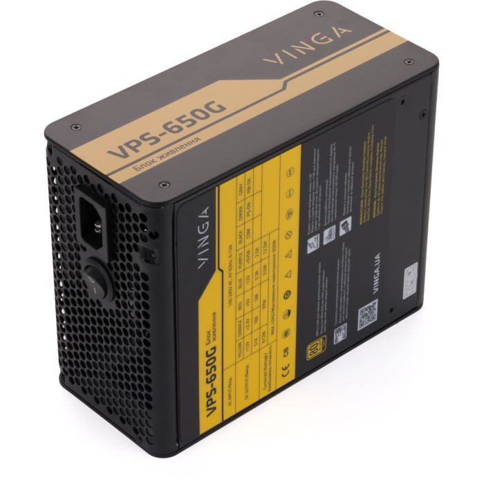 Блок питания Vinga 650W (VPS-650G) изображение 11
