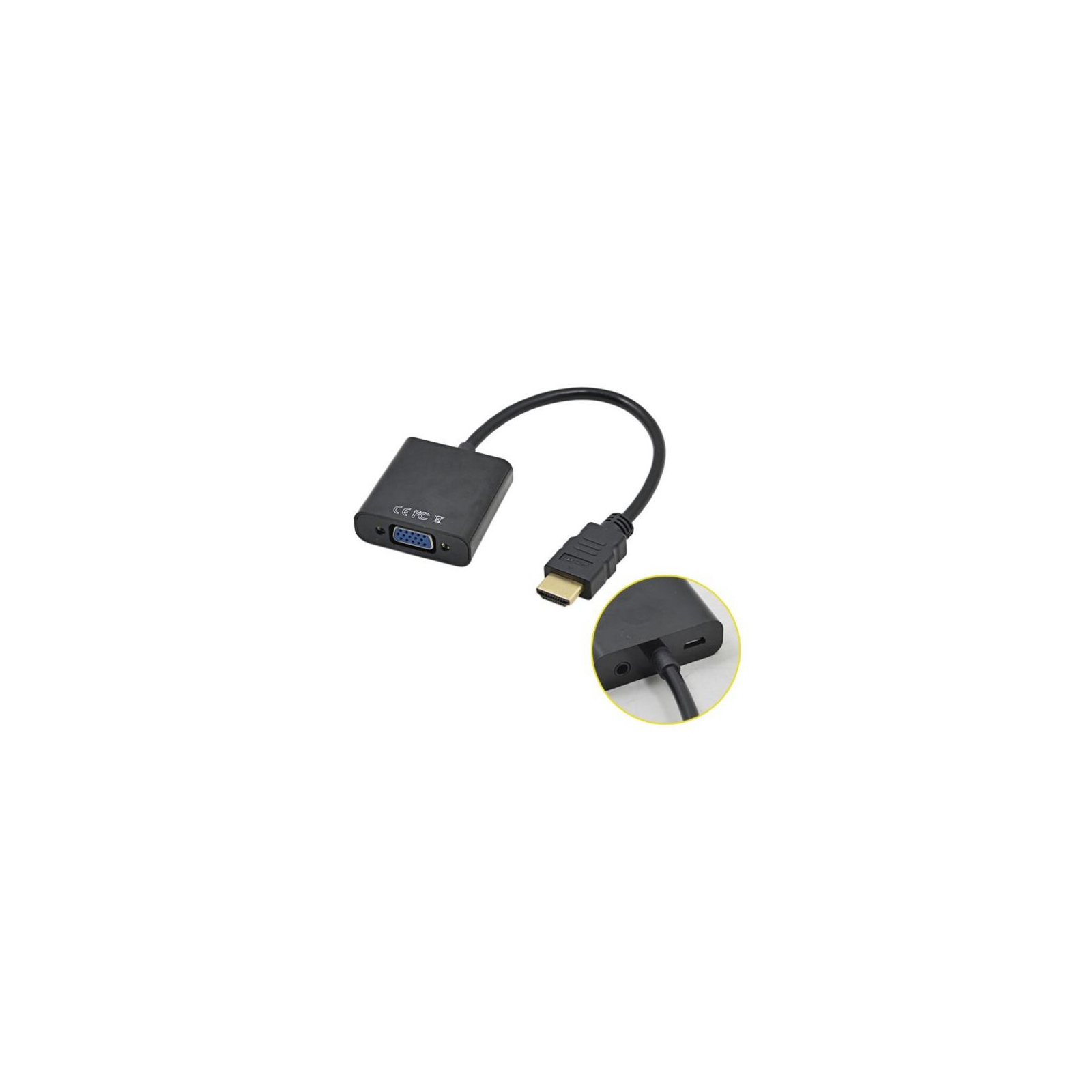 Переходник ST-Lab HDMI male to VGA F (с кабелями аудио и питания от USB) (U-990) изображение 7