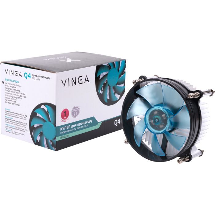 Кулер для процессора Vinga Q4 изображение 2