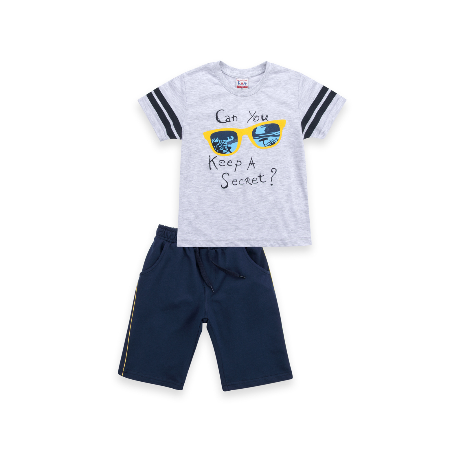Набор детской одежды E&H с очками (8776-80B-gray)