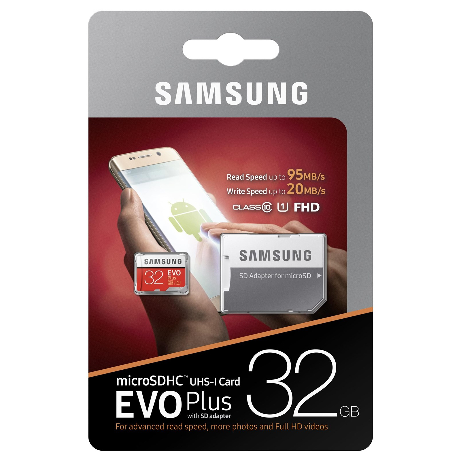 Карта пам'яті Samsung 32GB microSD class 10 UHS-I Evo Plus (MB-MC32GA/RU) зображення 7