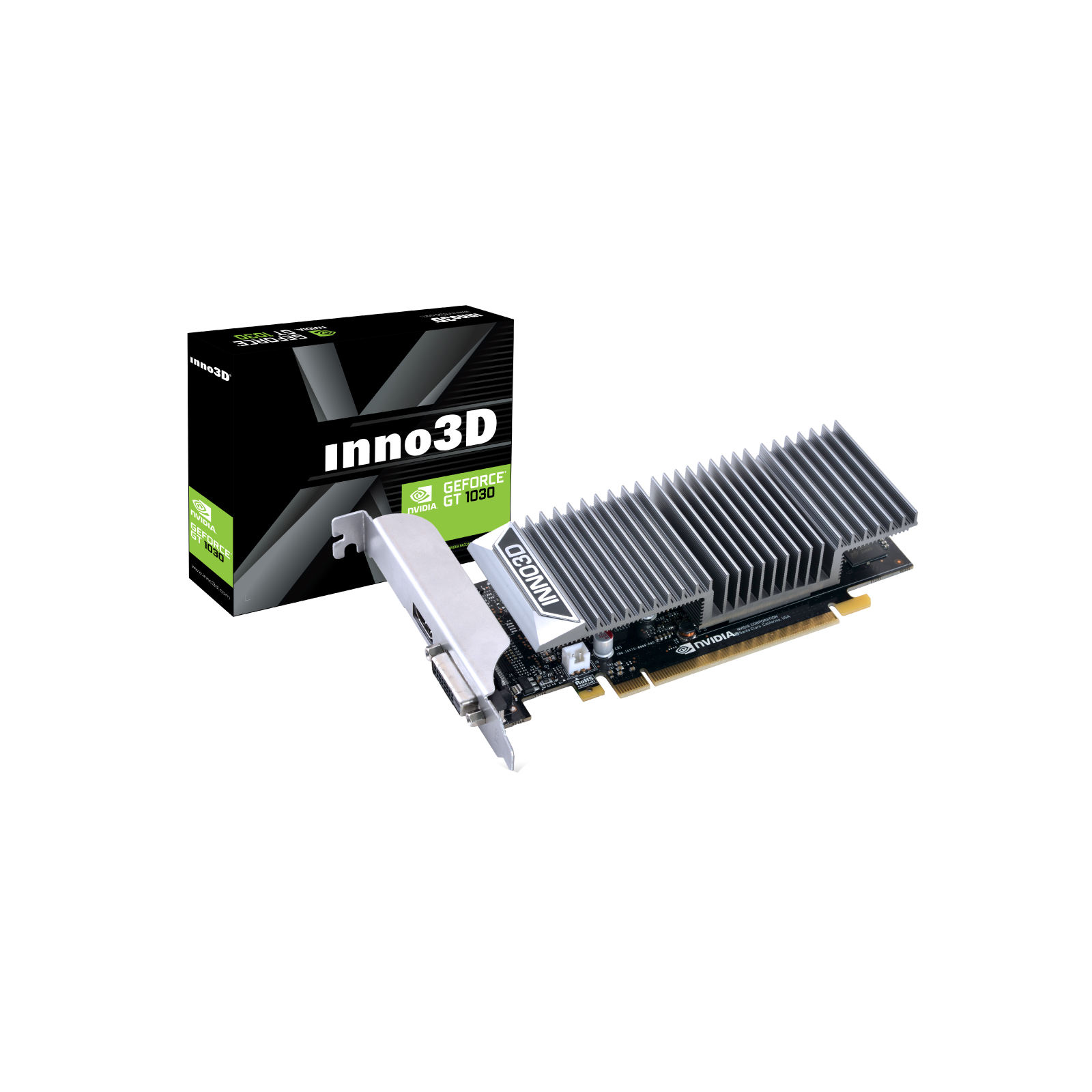 Відеокарта GeForce GT1030 2048Mb Inno3D (N1030-1SDV-E5BL)