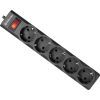 Сетевой фильтр питания Defender ES largo 3m 5 роз. black (99498) изображение 2