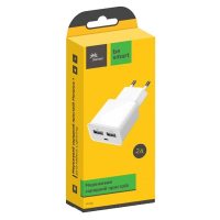 Зарядное устройство Florence 2*USB, 2.0A white (FW-2U020W) изображение 2